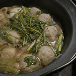 鶴の湯温泉 - 山の芋鍋完成