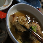 鶴の湯温泉 - アテを喰らう