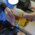 鶴の湯温泉 - 乾杯