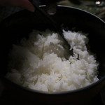 鶴の湯温泉 - 白飯喰らう