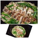 御料理 光安 - ◆この日の炊き込みご飯は「対馬の穴子」、いわゆるゴールデン穴子ですね。
      それにしても立派な大きさですこと。実山椒と葱が入っています