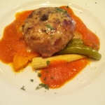 ビストロ マルサンヌ - メイン（名前は忘れましたが、豚肉のハンバーグ）