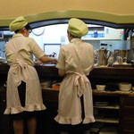 文明堂茶館 ル・カフェ - 厨房方向