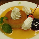 文明堂茶館 ル・カフェ - かすてらプディング