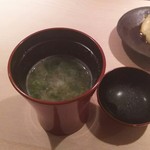 鮨 さかい - お味噌汁