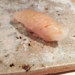 鮨 さかい - 超高級魚　メイチダイの昆布じめ