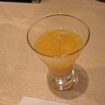 里葉亭 - 食前酒　オレンジ酒