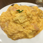 広東料理　東田 - エビと卵のふわふわ炒め