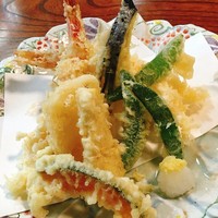 菊屋 - 天ぷら定食の天ぷら