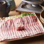 国産豚と京野菜のしゃぶしゃぶ