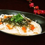 梅咲夜 - 雲丹醤のクリームうどん