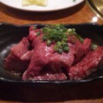 炭火焼肉 牛和鹿 - 2010年９月　最初の切り落とし大盛