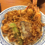 のれんと味 だるま料理店 - 海老天丼