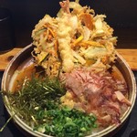大地のうどん - かき揚げぶっかけ 冷