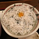 勢川 - 「釜揚げしらす丼セット」の釜揚げしらす丼