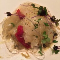 リストランテ・ホンダ - 炙りアオリイカ カルチョフィのサラダ仕立て