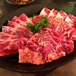 焼肉 みやした - 本日の黒毛和牛盛合せ