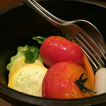 クッチーナ イタリアーナ ガッルーラ - メインのガルニ。