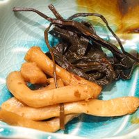 瓢嘻 六本木店 - 牛すじ白味噌シチュー 1404円 の香の物