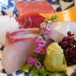 太田なわのれん - 鮪、平政、障泥烏賊