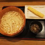 自家製讃岐うどん 多摩八製麺 - かまあげ＆イカ天