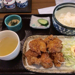 Sumibiyaki Tori Kotori - からあげ定食（800円）
                        肉増し（100円）