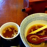 Kinoene - ぶっかけで蕎麦湯を出してくれるのが嬉しいです