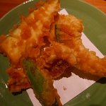 ろっこん - 刺身定食の天ぷら