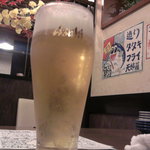 Izakaya Minatoya - おにいさんの呼込みに負けて…じゃ鮮魚でビール一杯いきまひょか！