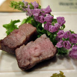 時の宿 すみれ - 軽くあぶったタン