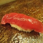 鮨 ほしやま - 握り　赤身　※すみ烏賊の代替料理