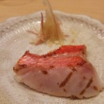 鮨 ほしやま - 焼物　金目炙り