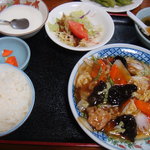 中国料理の鉄人 - 【ディナー】豚肉と白菜きくらげ炒め定食