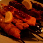 テンプラリーニョ - 串焼き盛り合わせ。でかい。