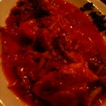 テンプラリーニョ - とろとろ！トマトのやわらか豚角煮。角煮をトマトソースで食べるのは新鮮