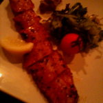 テンプラリーニョ - ジュ～シ～厚切りベーコンステーキ。お酒のつまみ。やはり後半には・・