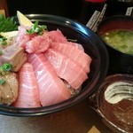 清水港　みなみ  - 限定 特撰 本鮪丼 1280円税込 2016年6月