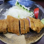 牛かつ おか田 - 単品ロースかつ(サラダ付)