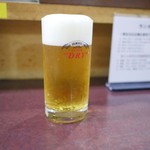 牛かつ おか田 - ランチビール