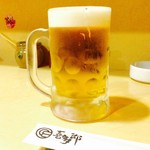 喜多郎寿し - ビールでプハ～♪