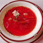 レストラン キエフ - ウクライナの伝統的な赤色のスープ『ボルシチ』だぎゃ～♪(^o^)丿