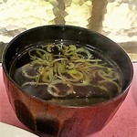 中華料理 萬福 - お椀に炒飯スープ