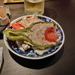 ちょっとBAR ごっつあん - ピーマンの肉詰め