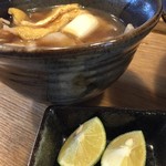 武蔵野うどん 武久 - すだちトッピング３０円