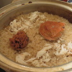 やなぎ澤 - 【再訪33】香箱カニの炊き込みごはん