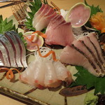 やなぎ澤 - 【再訪33】本日のお刺身盛り合わせ