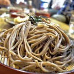 Sembonsoba - うどんは時間がかかるため断念
                      肉蓋そばは売り切れ
                      むぅ…。
                      ざる大とスルメの天ぷらそばでどうだ！