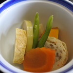 はせ川 - 野菜の炊合せ