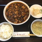 中華食堂 チリレンゲ - 四川麻婆豆腐ランチ 大盛 1000円(税込)