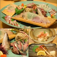 中洲鷹勝 本店 - サザエもあるでぇ～!!美味しいお刺身でした